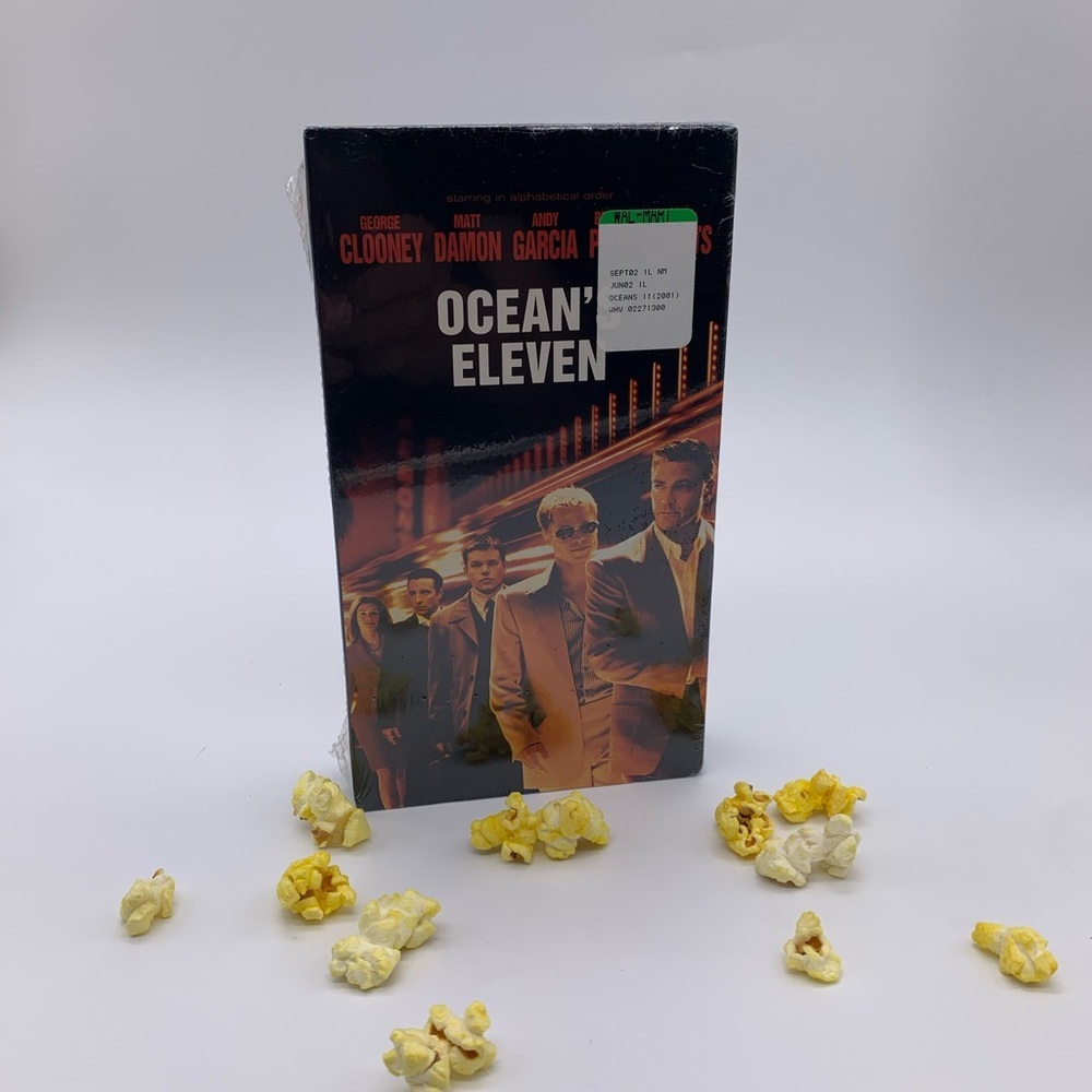 Ocean’s Eleven Movie |George Clooney, Brad Pitt, Demon Gar Is VHS Brand NEW
